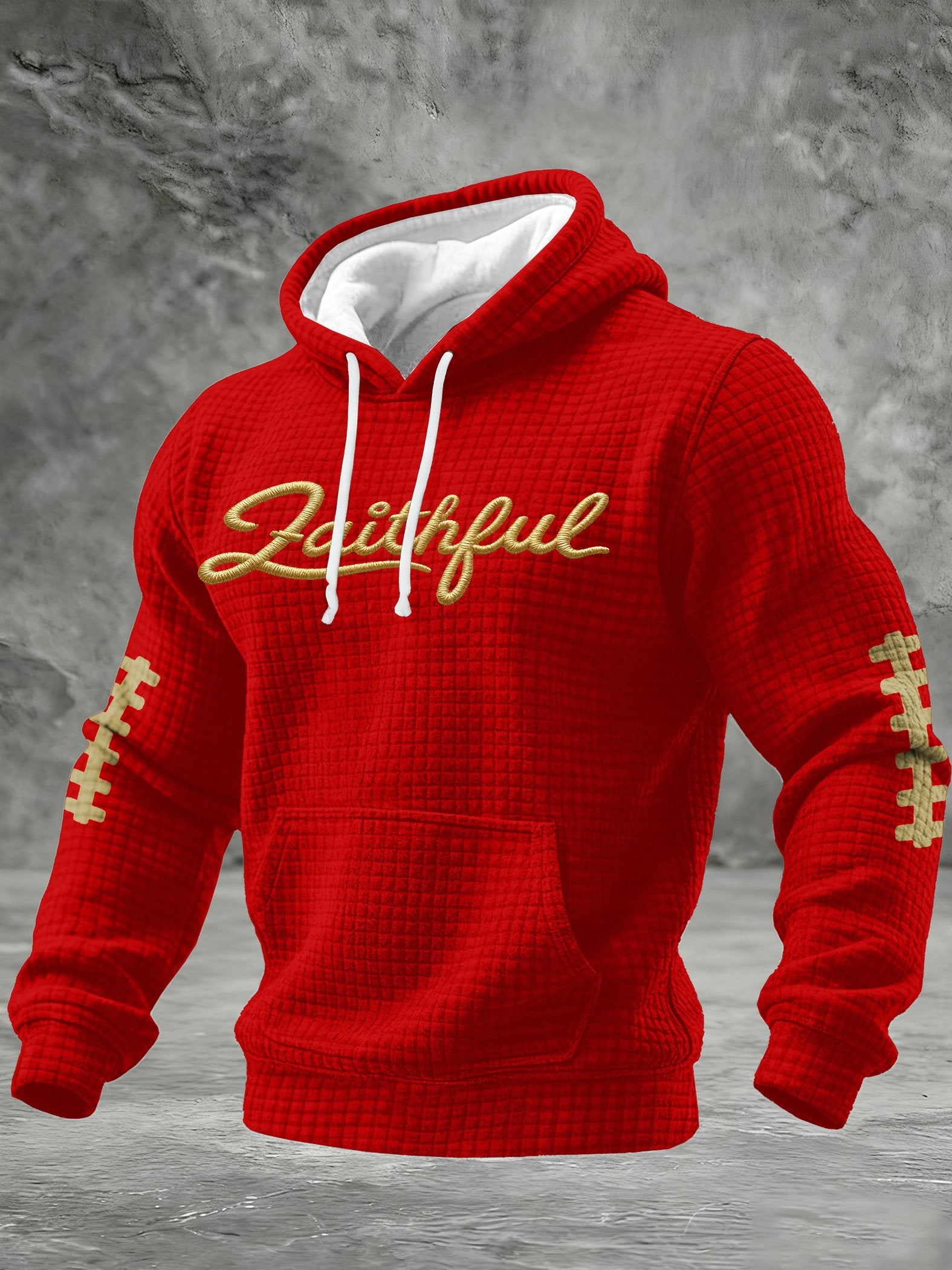 Men's Football Print Sweatshirt