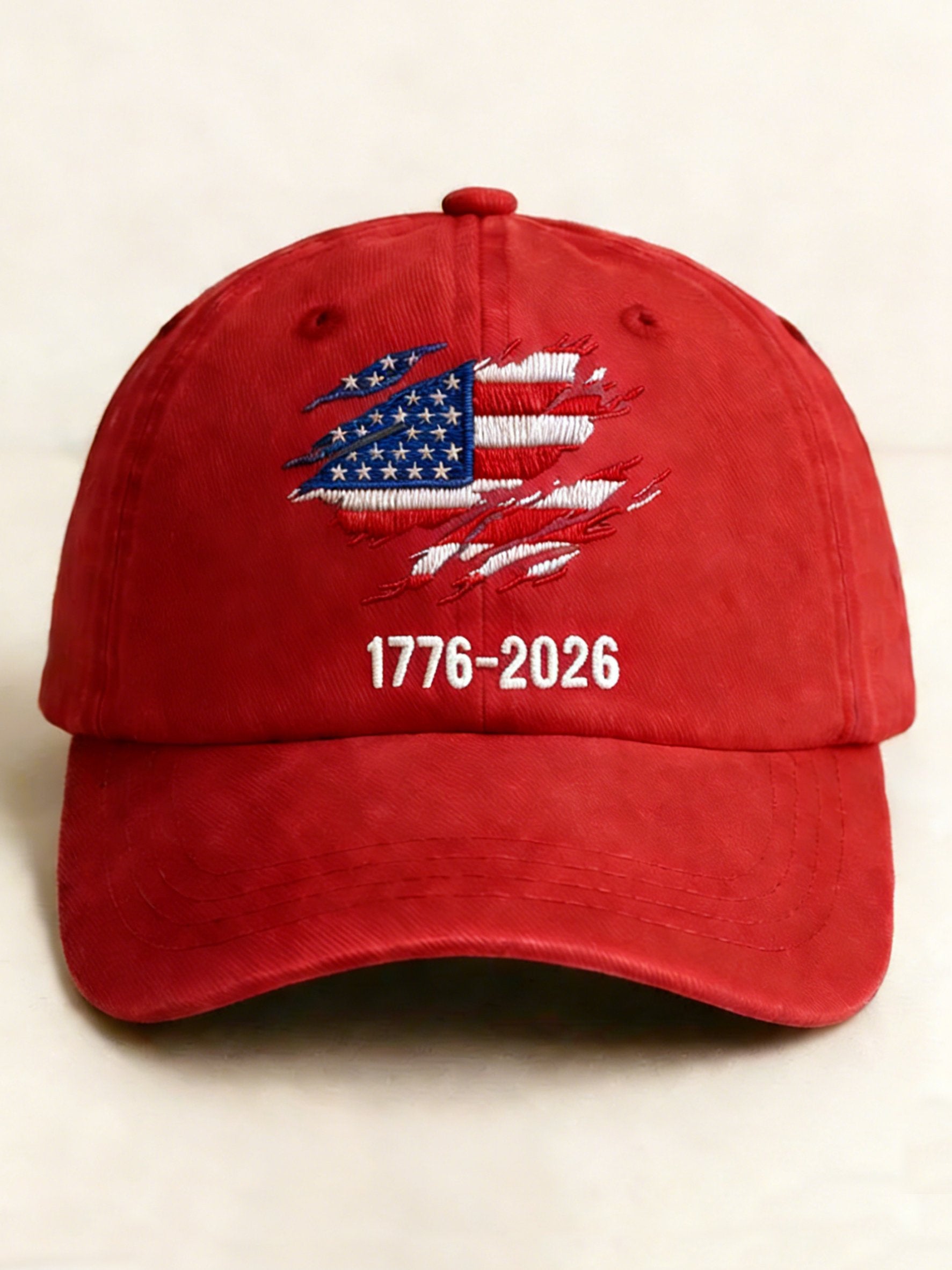 Unisex 250th Anniversary National Flag Print Baseball Cap