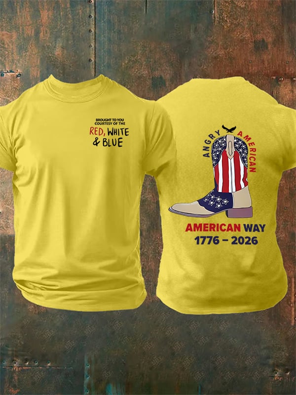 Men's  American 250th Print T-Shirt