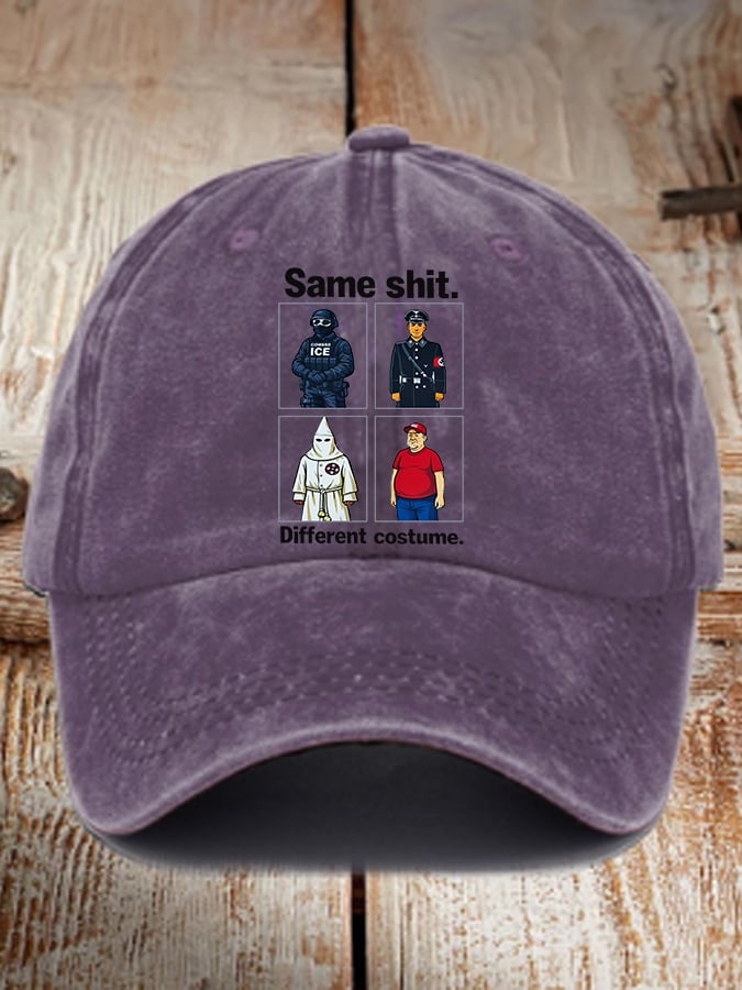 Unisex  Same shit Different costume Print  Hat