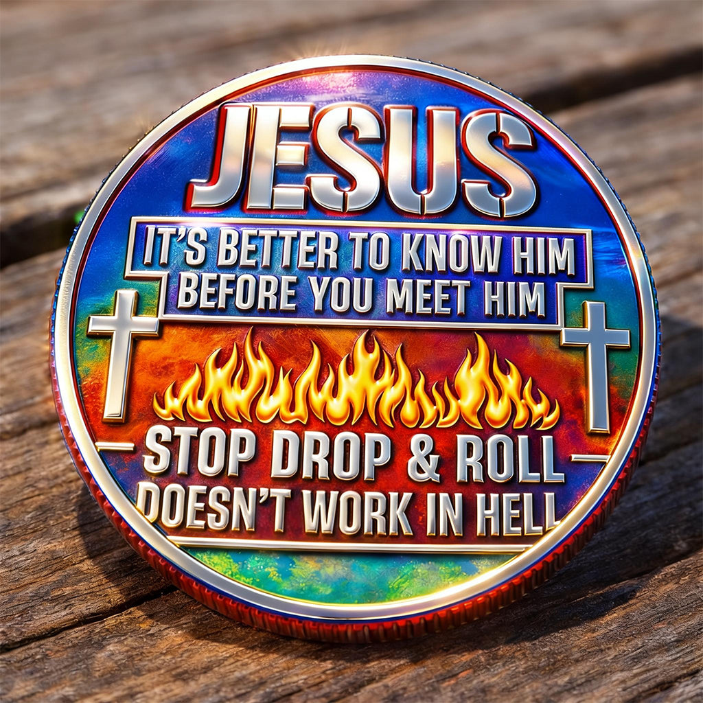 Jesus Christ Repent & Believe Challenge Coin – Us Fiesta