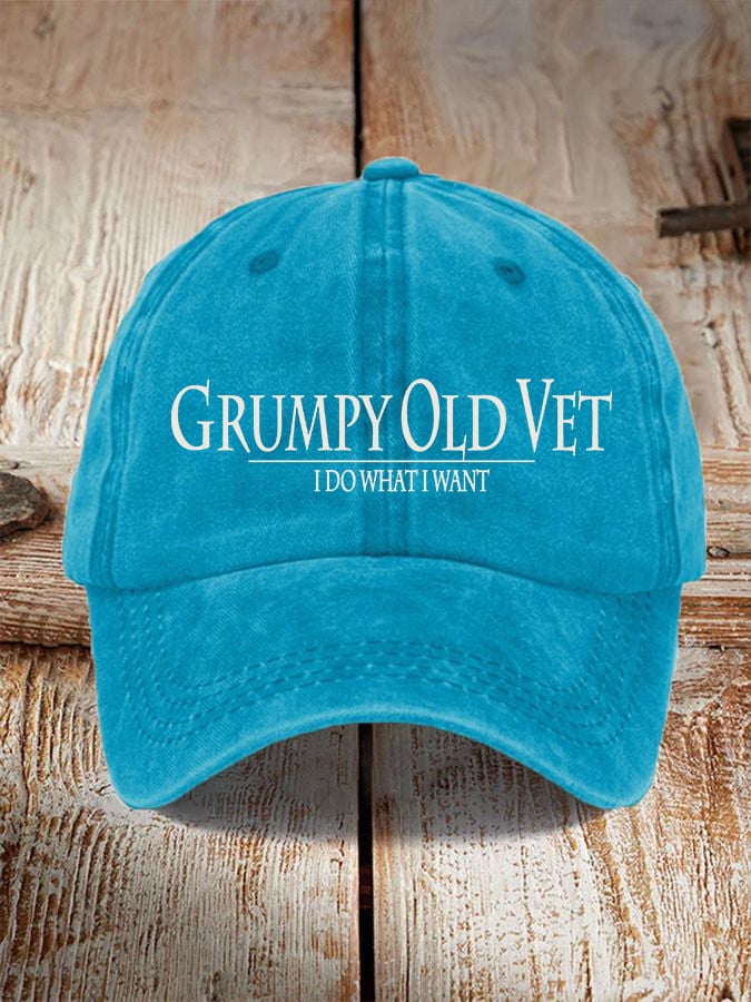 Veteran "I DO WHAT I WANT" Printed Hat