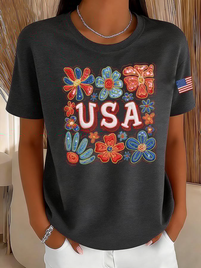 Women's Casual American 250 Commemorative T-shirt