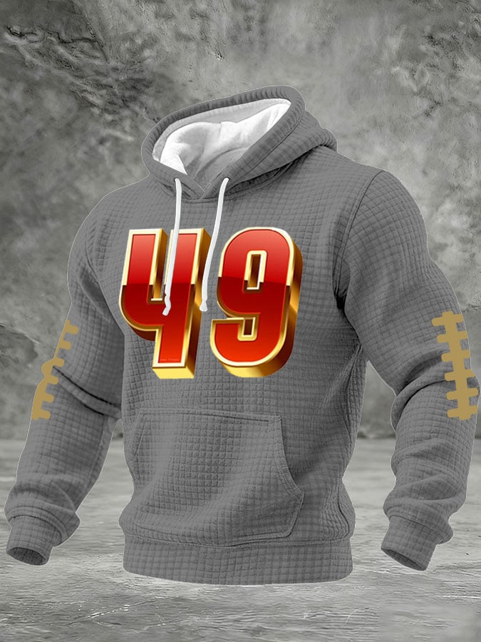 Men's Football Print Sweatshirt