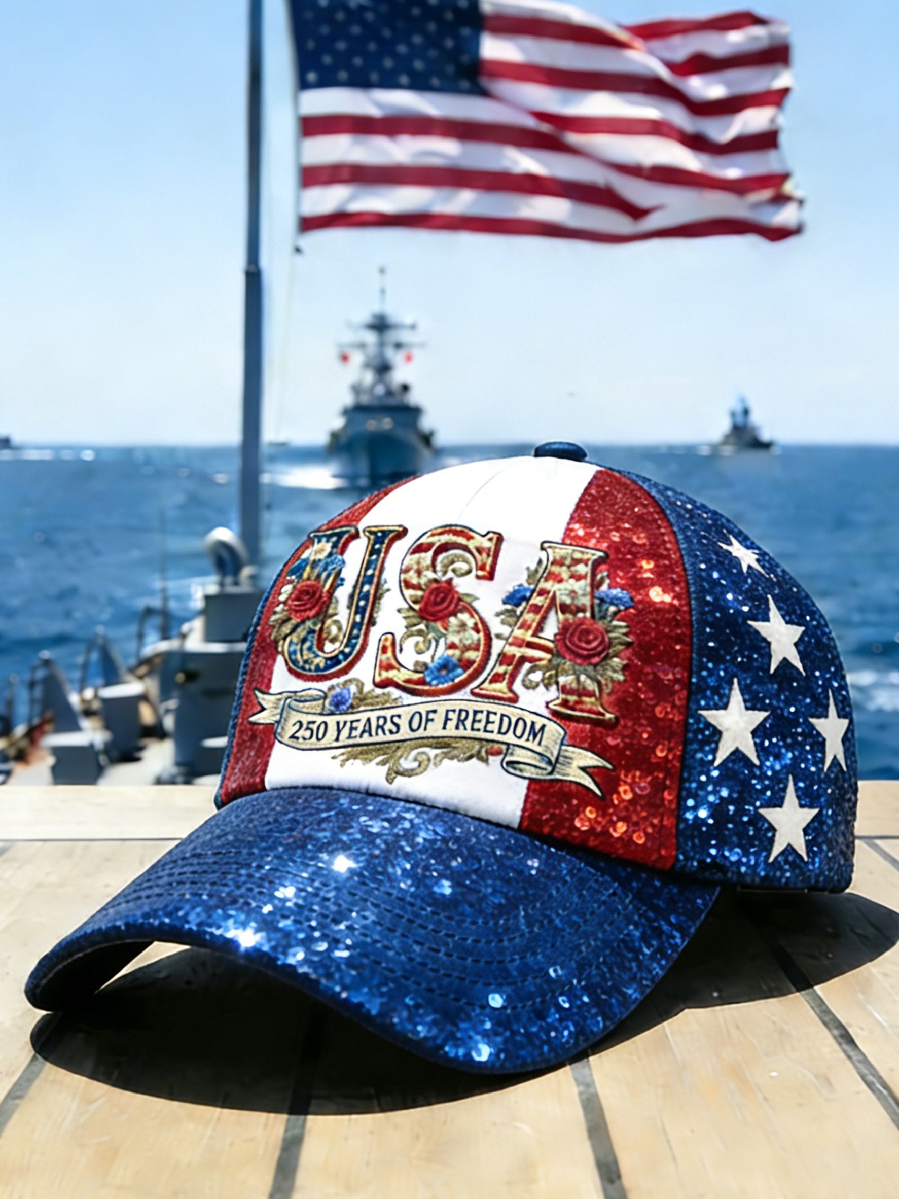 250th Anniversary Commemorative Printed Casual Hat (Unisex)