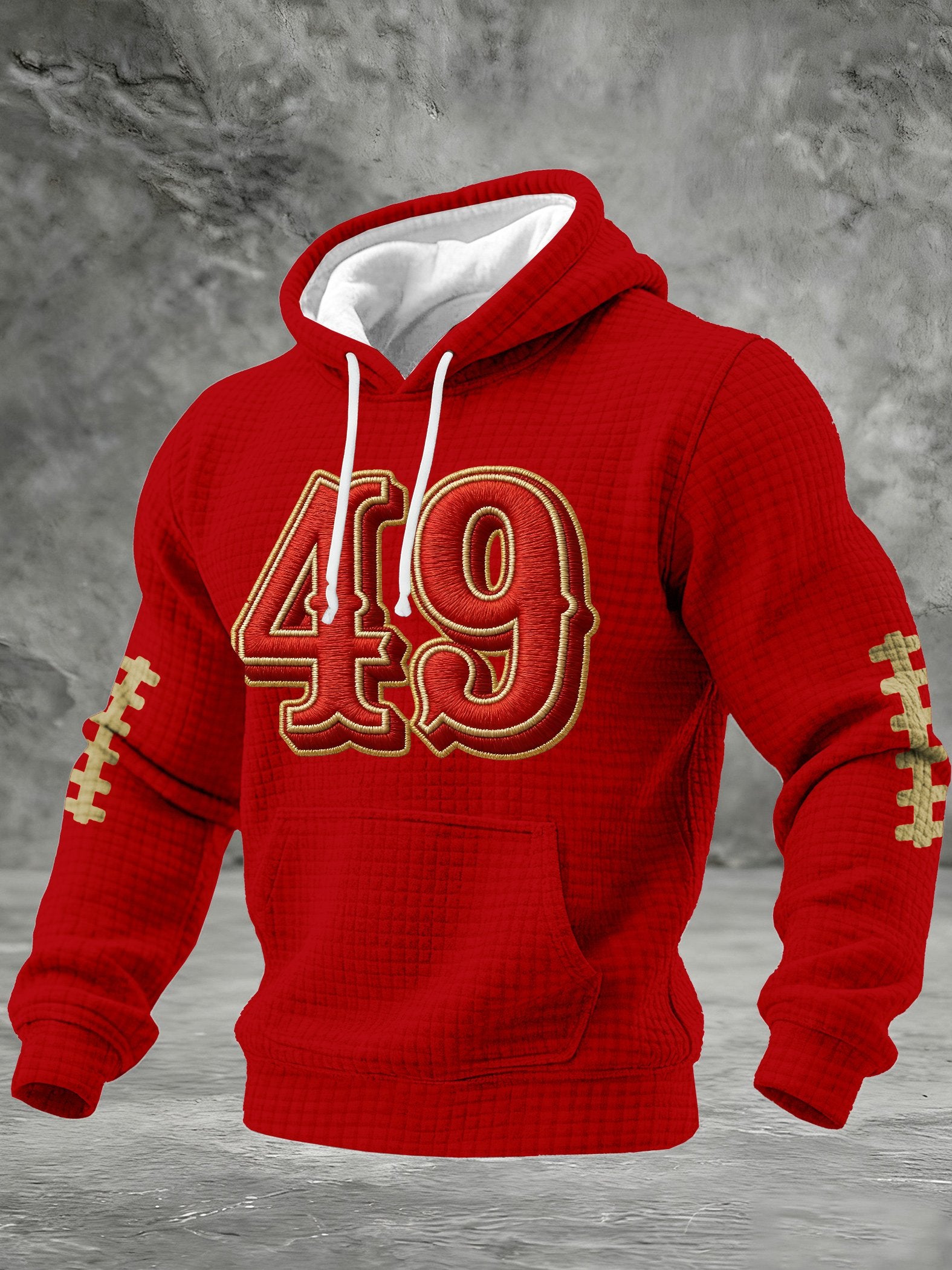 Men's Football Print Sweatshirt