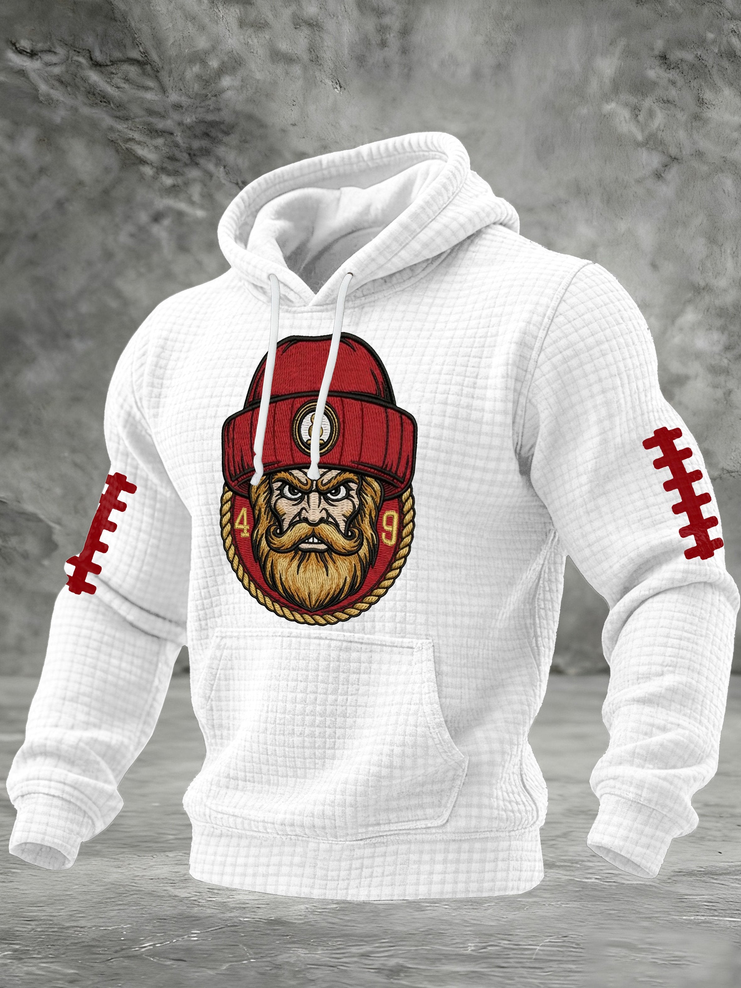 Men's Football Print Sweatshirt