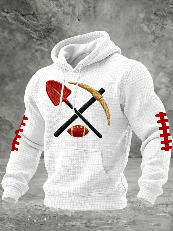 Men's Football Print Sweatshirt