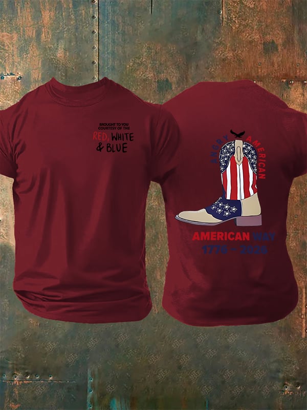 Men's  American 250th Print T-Shirt