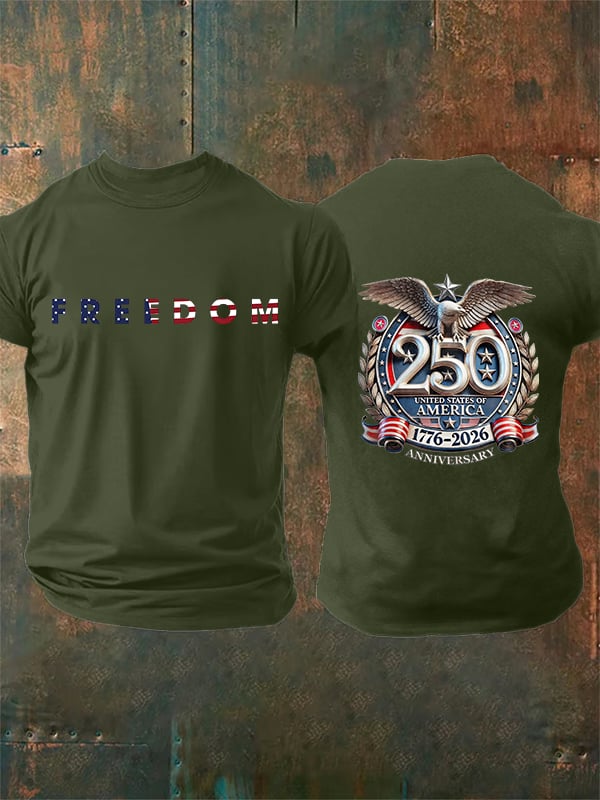 Men's  FREEDOM Print T-Shirt