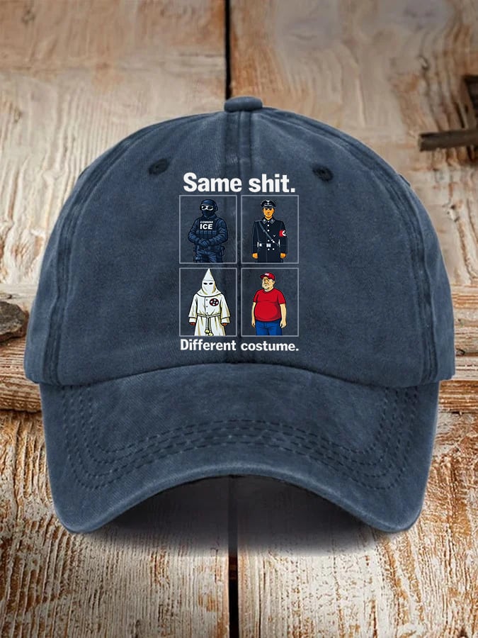Unisex  Same shit Different costume Print  Hat