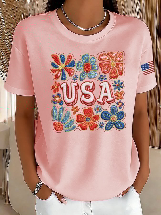 Women's Casual American 250 Commemorative T-shirt