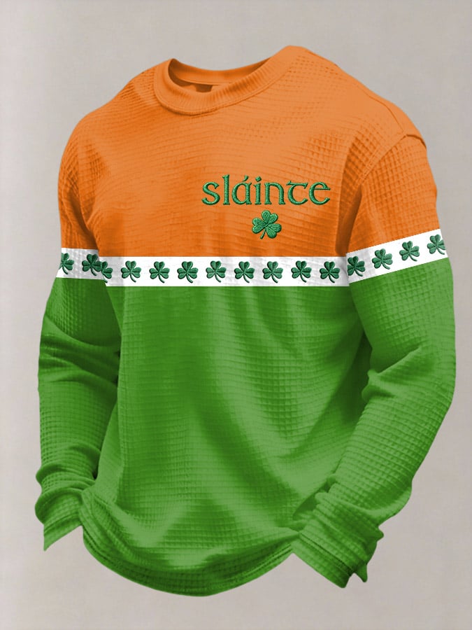 Men's St. Patrick's Day Printed Casual Top