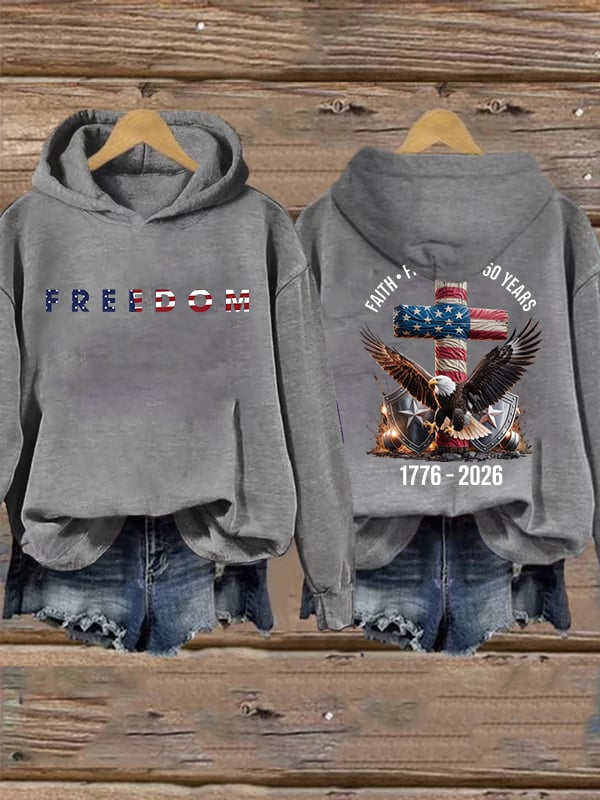 Women's  American 250th Print Hoodie