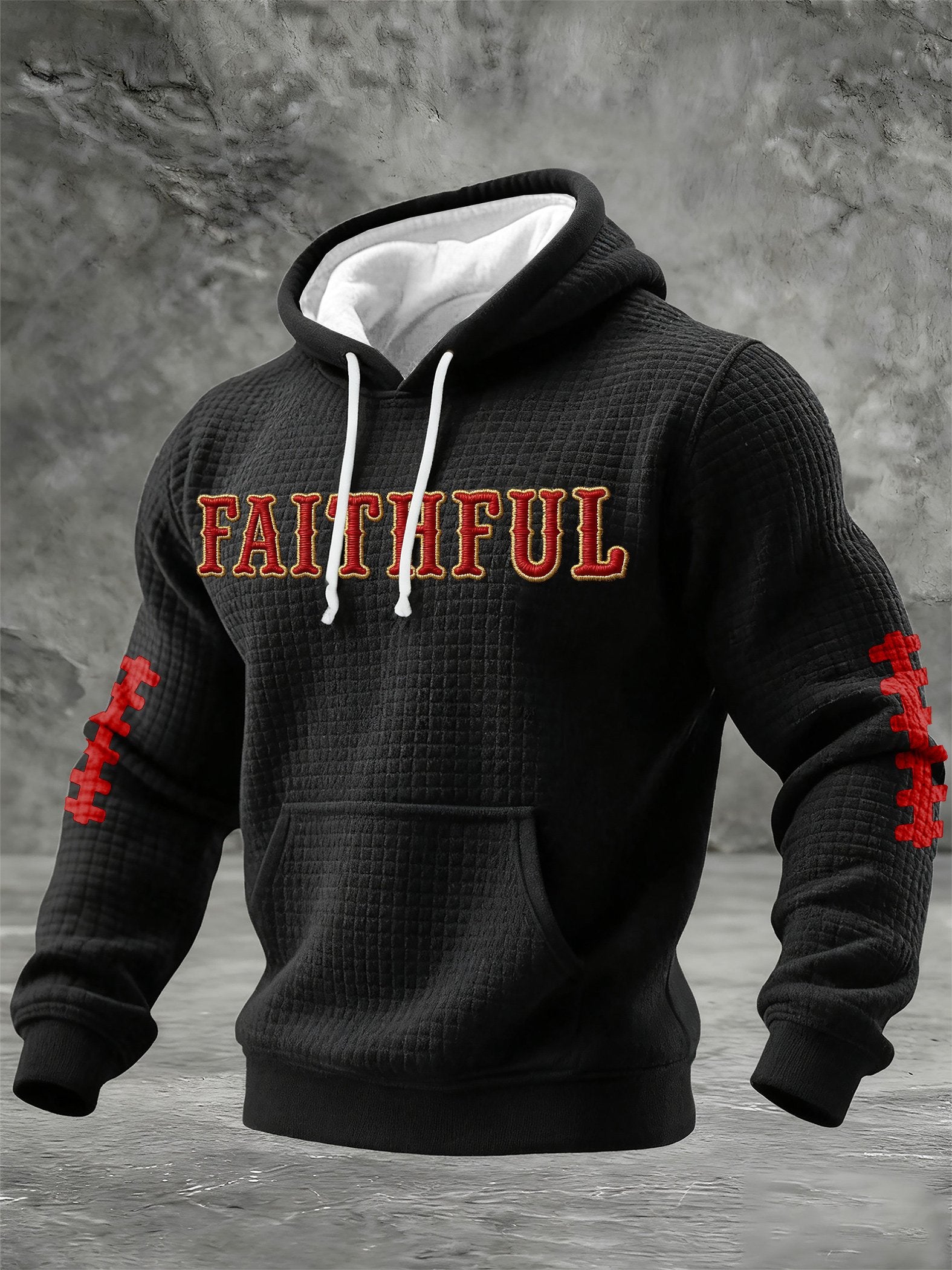 Men's Football Print Sweatshirt