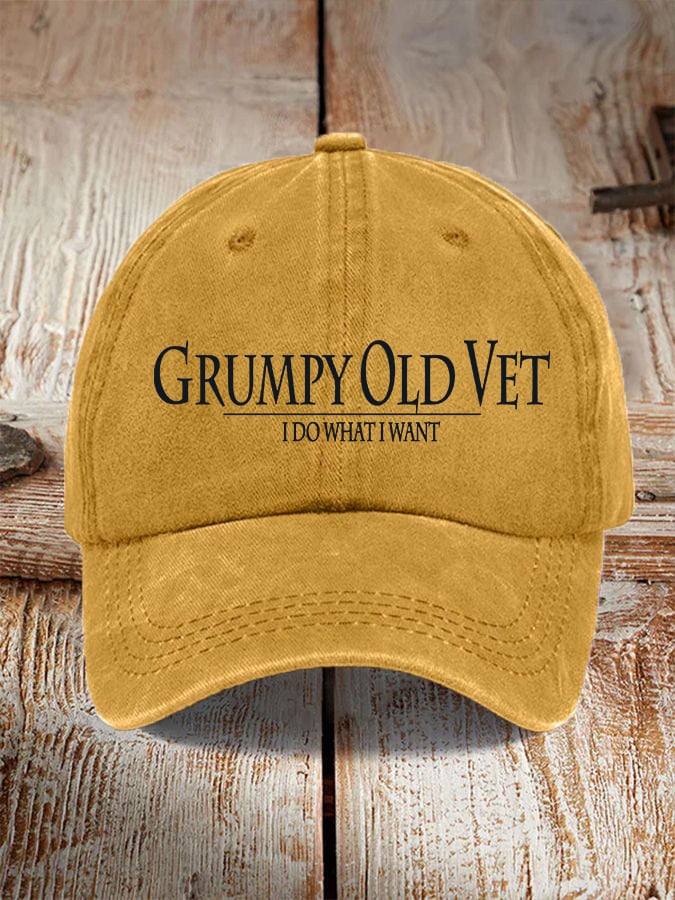 Veteran "I DO WHAT I WANT" Printed Hat