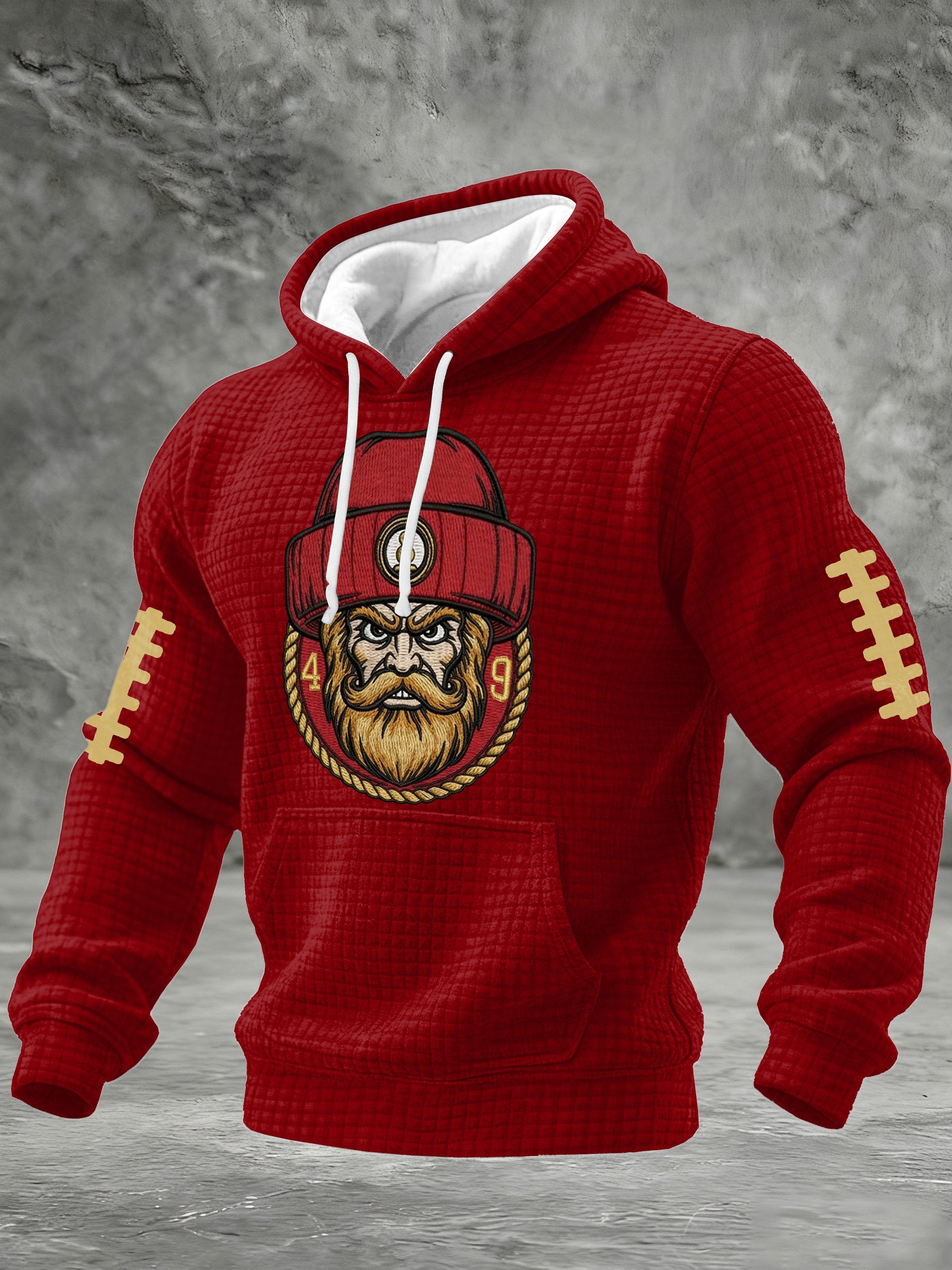 Men's Football Print Sweatshirt