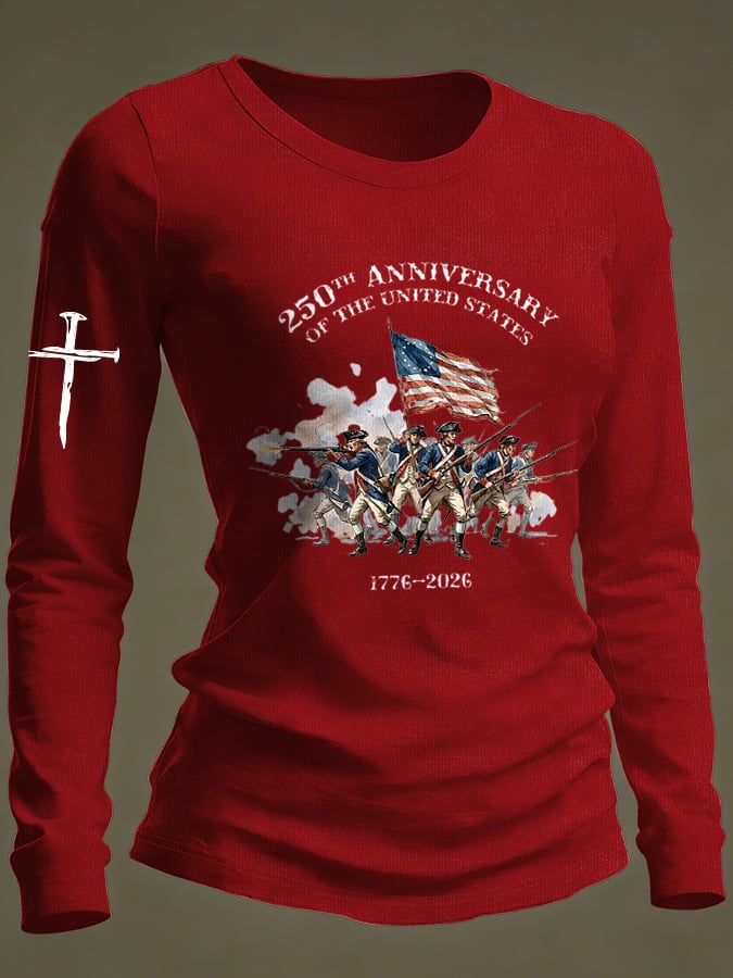 Women's Casual Print Long-Sleeve T-Shirt