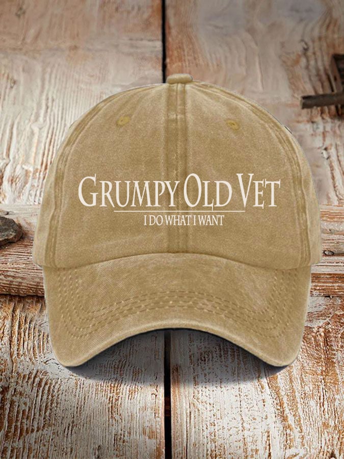 Veteran "I DO WHAT I WANT" Printed Hat