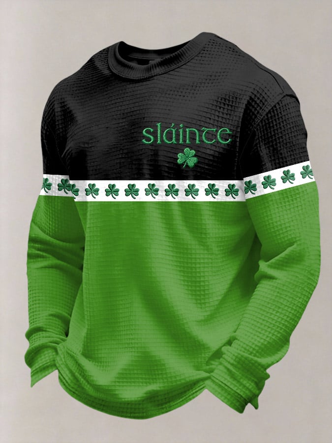 Men's St. Patrick's Day Printed Casual Top
