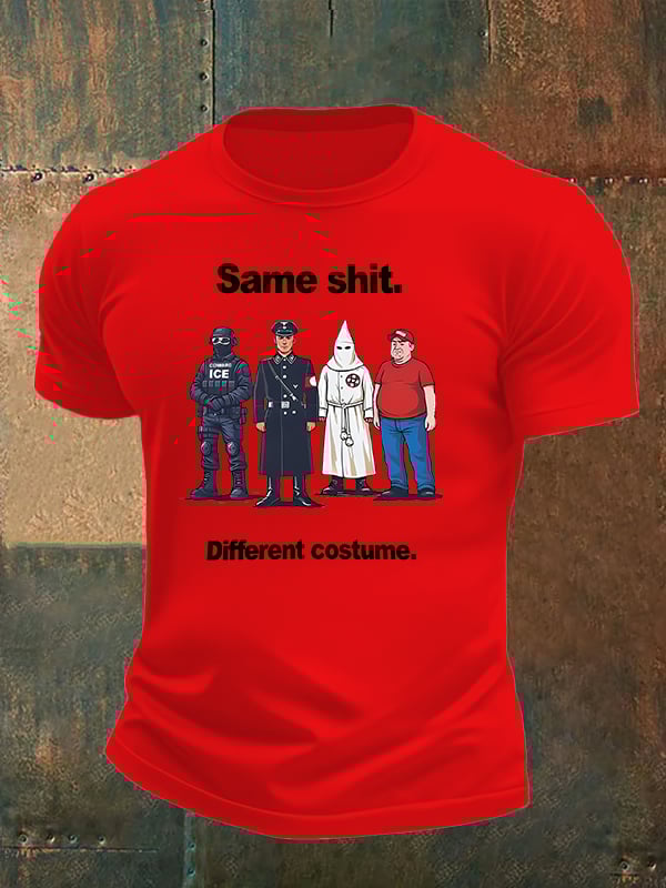 Men's  Different costume  Print  T-Shirt