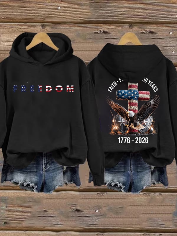 Women's  American 250th Print Hoodie