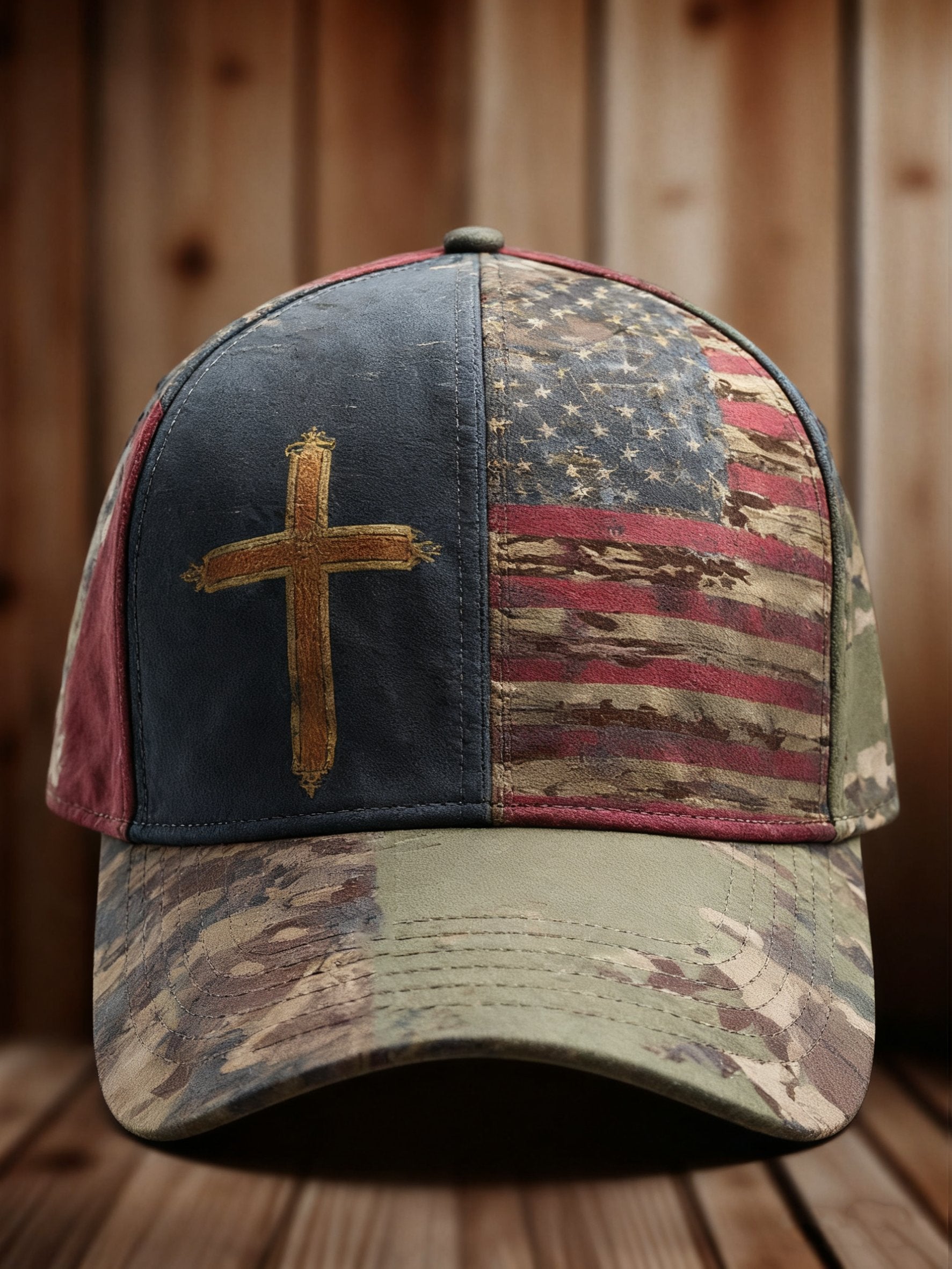 Couple Retro Halloween Print Washed Baseball Cap