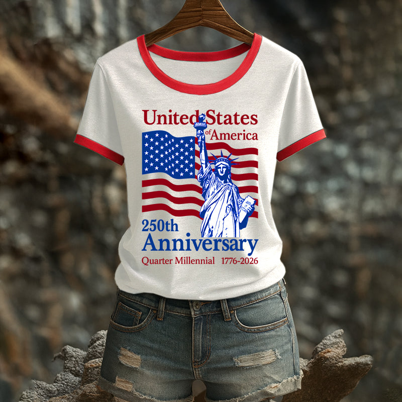 Women's 250th Anniversary Print T-Shirt