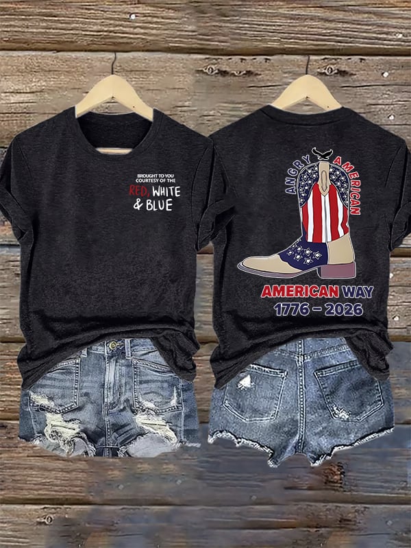 Women's  American 250th Print T-Shirt