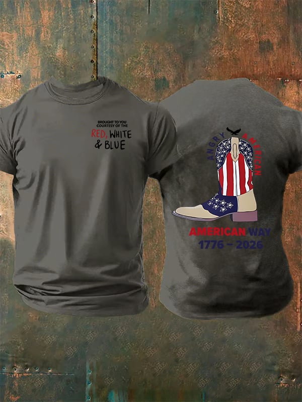 Men's  American 250th Print T-Shirt