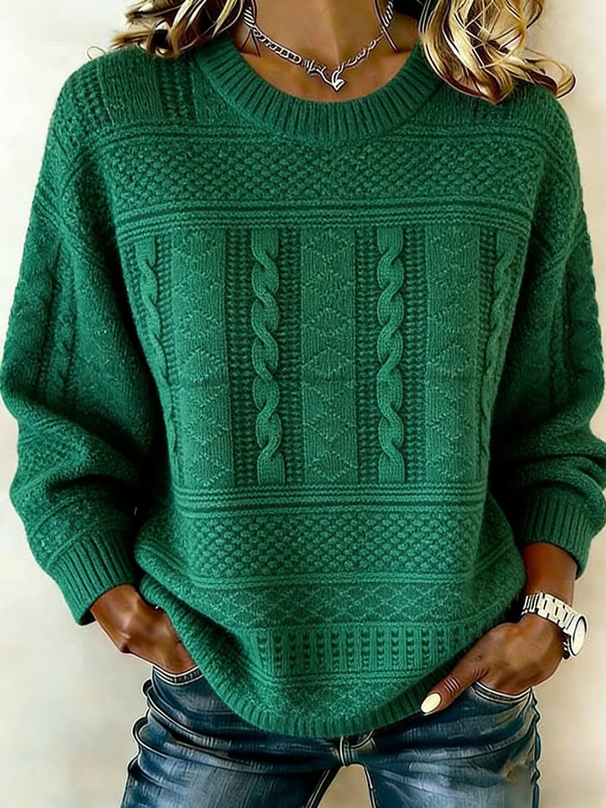 Women'S Casual Print Long-Sleeved Top