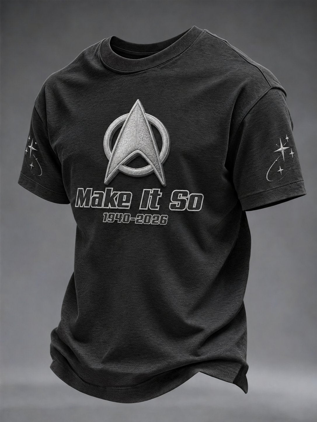 Men's Live Long And Prosper Print Round Neck T-shirt