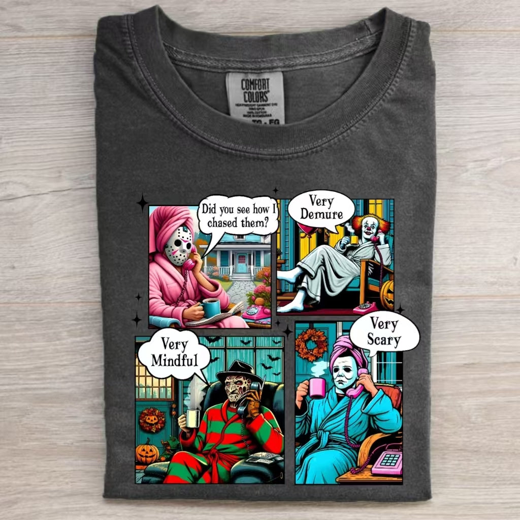 Vintage Horror Graphic T-shirt